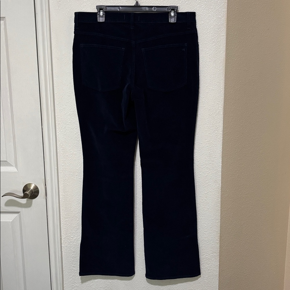 Madewell Women Corduroy Pants Straight Leg Dark Blue Kick out Sz 31 New Midrise - Picture 3 of 14